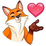 What Does the Fox Say? WhatsApp Sticker #2