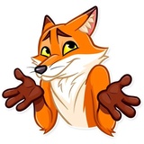 What Does the Fox Say? WhatsApp Sticker #23