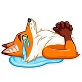What Does the Fox Say? WhatsApp Sticker #28
