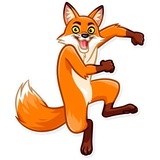 What Does the Fox Say? WhatsApp Sticker #29