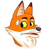 What Does the Fox Say? WhatsApp Sticker #4