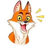 What Does the Fox Say? WhatsApp Sticker #6