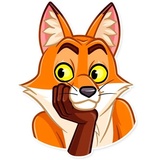 What Does the Fox Say? WhatsApp Sticker #7