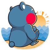 Kumamon WhatsApp Sticker #23