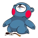 Kumamon WhatsApp Sticker #24