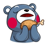 Kumamon WhatsApp Sticker #30