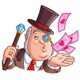 Capitalist WhatsApp Sticker #2