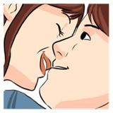 The Kissing WhatsApp Sticker #13
