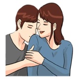 The Kissing WhatsApp Sticker #16