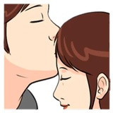 The Kissing WhatsApp Sticker #23