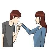 The Kissing WhatsApp Sticker #24