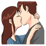 The Kissing WhatsApp Sticker #5
