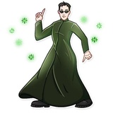 The Matrix WhatsApp Sticker #13