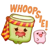 The Party Marshmallows WhatsApp Sticker #12