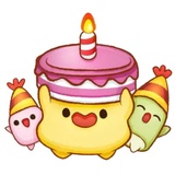 The Party Marshmallows WhatsApp Sticker #14