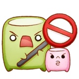 The Party Marshmallows WhatsApp Sticker #2