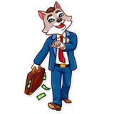 The Wolf of Wall Street WhatsApp Sticker #11