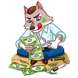 The Wolf of Wall Street WhatsApp Sticker #7