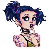 The Witness Girl WhatsApp Sticker #11