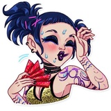 The Witness Girl WhatsApp Sticker #17