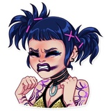 The Witness Girl WhatsApp Sticker #21