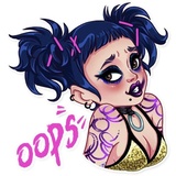 The Witness Girl WhatsApp Sticker #22