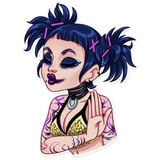 The Witness Girl WhatsApp Sticker #23