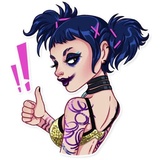 The Witness Girl WhatsApp Sticker #3