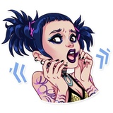 The Witness Girl WhatsApp Sticker #4