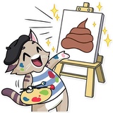 Katie Cat WhatsApp Sticker #15