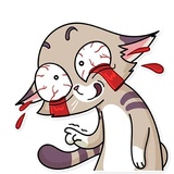 Katie Cat WhatsApp Sticker #23