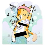 Katie Cat WhatsApp Sticker #24