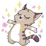 Katie Cat WhatsApp Sticker #25