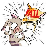 Katie Cat WhatsApp Sticker #26