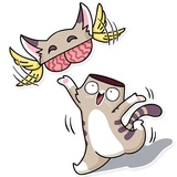 Katie Cat WhatsApp Sticker #8