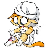 Katie Cat WhatsApp Sticker #9