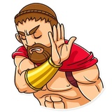 This is Sparta! WhatsApp Sticker #17