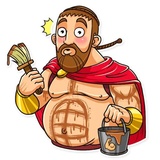 This is Sparta! WhatsApp Sticker #6