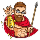 This is Sparta! WhatsApp Sticker #9