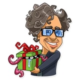 Tim Burton WhatsApp Sticker #14