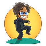 Tim Burton WhatsApp Sticker #15