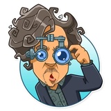 Tim Burton WhatsApp Sticker #18