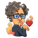 Tim Burton WhatsApp Sticker #2