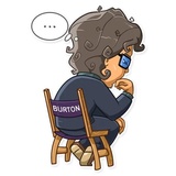 Tim Burton WhatsApp Sticker #22