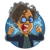 Tim Burton WhatsApp Sticker #24