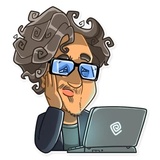 Tim Burton WhatsApp Sticker #26