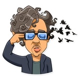Tim Burton WhatsApp Sticker #27