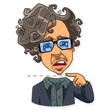 Tim Burton WhatsApp Sticker #8