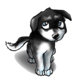 Tobbi Husky WhatsApp Sticker #15