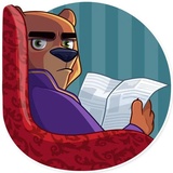 Todd Bear WhatsApp Sticker #15
